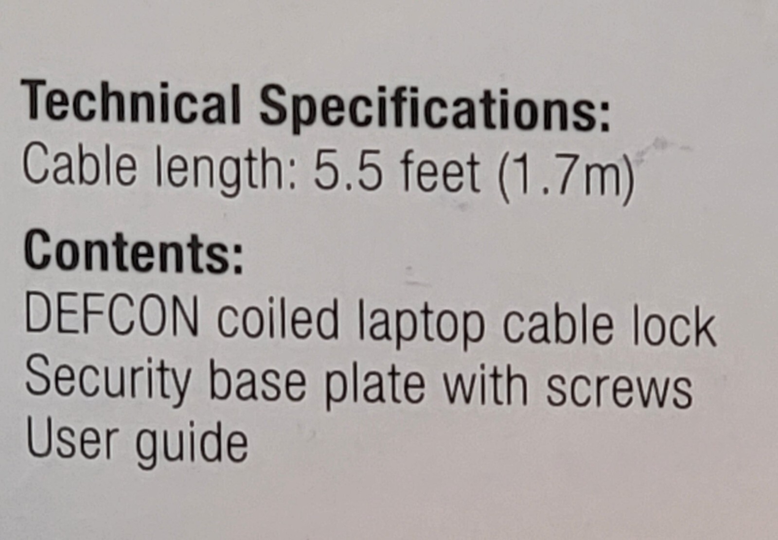 NIB Targus Defcon compact Design Coiled Laptop Cable Lock