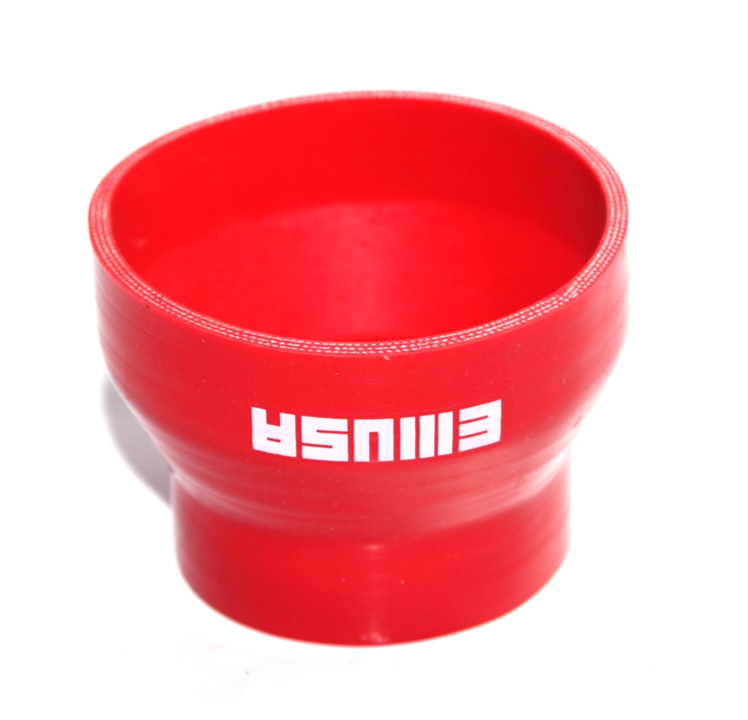 Universal RED 4PLY 1x Straight 3.0"-4.0"ID Silicone+ 2xStainles Steel T-clamp