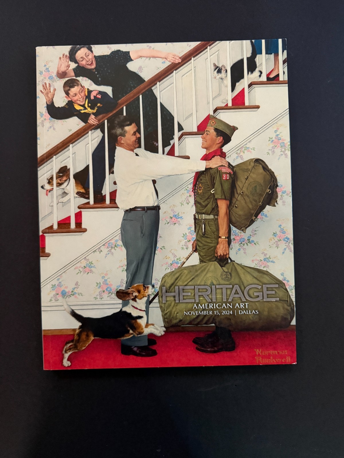Heritage American Art Catálogo November 15, 2024 Dallas Norman Rockwell