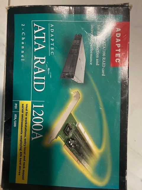 Adaptec 1200A 2 Channel ATA RAID Card - NEW