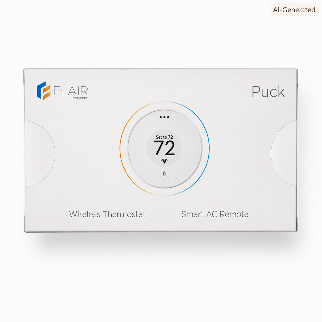 Flair Puck Wireless Smart Thermostat for Smart Vents & Mini Split Control