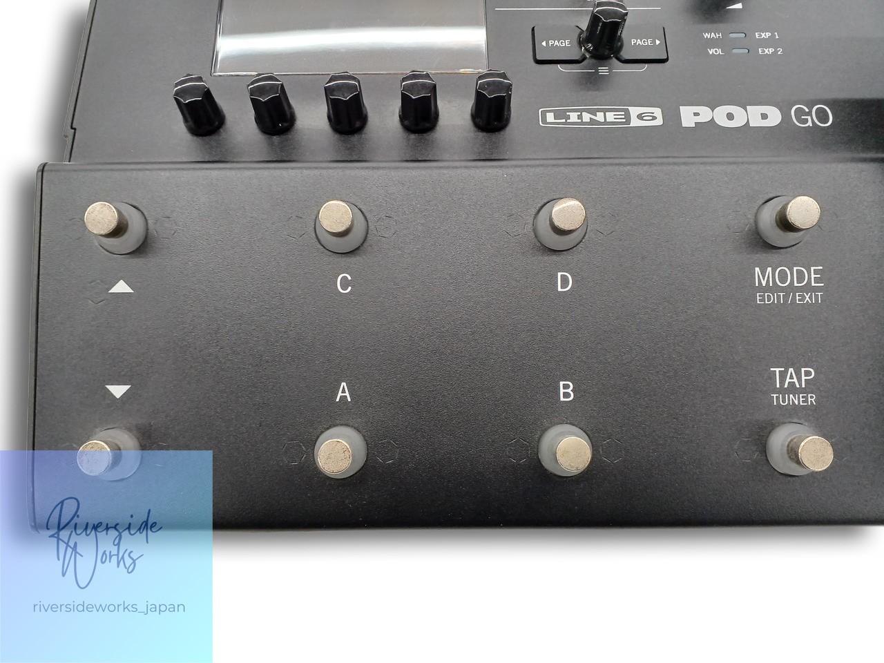 LINE6 Effects Pedal POD GO Multi-Effects Guitar Processor JP