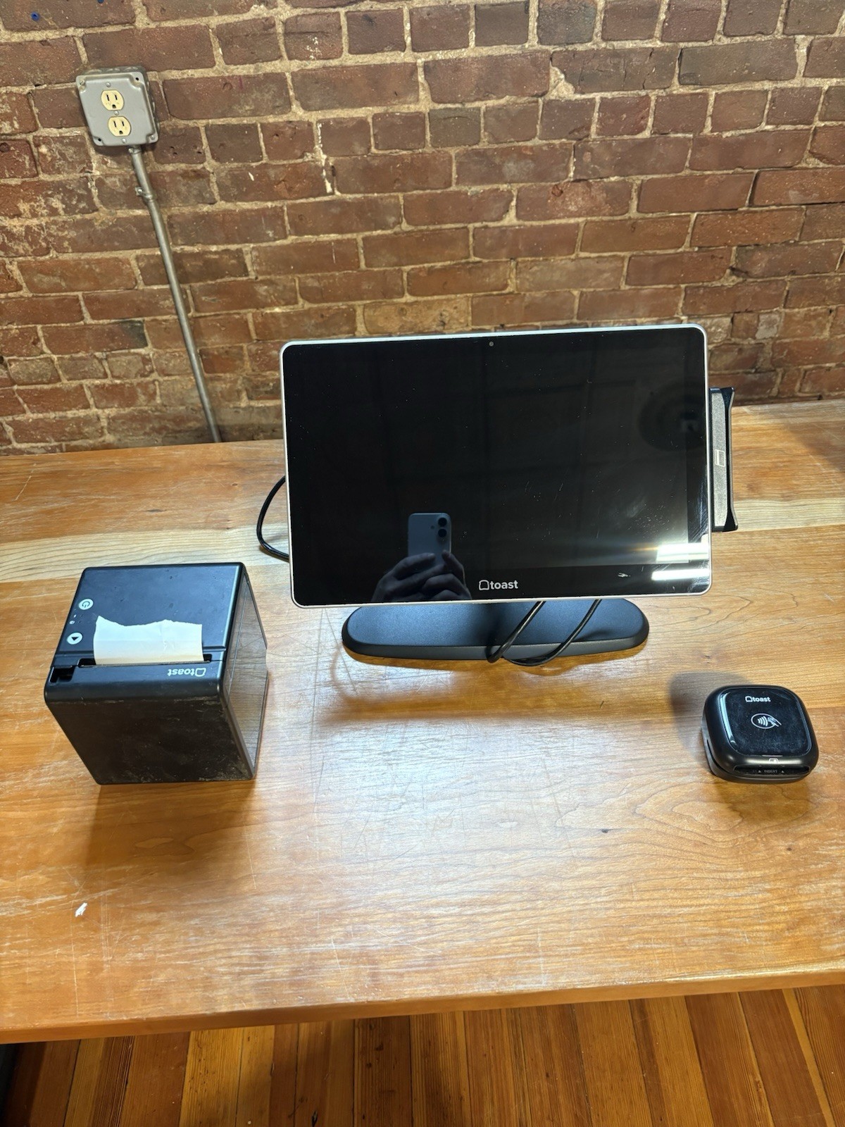 Toast Flex Set Up POS Dual Screen, Tap External Card Reader & Thermal Printer