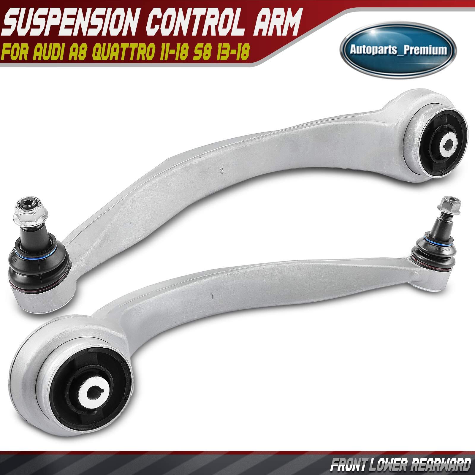 2x Front L & R Lower Rearward Control Arm&Ball Joint Assy for Audi A8 Quattro S8