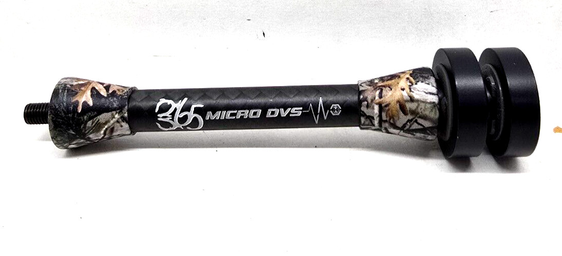 365 Archery - Micro DVS - 6" Stabilizer w/2 Orbit Vibration Dampener - Camo (J1)