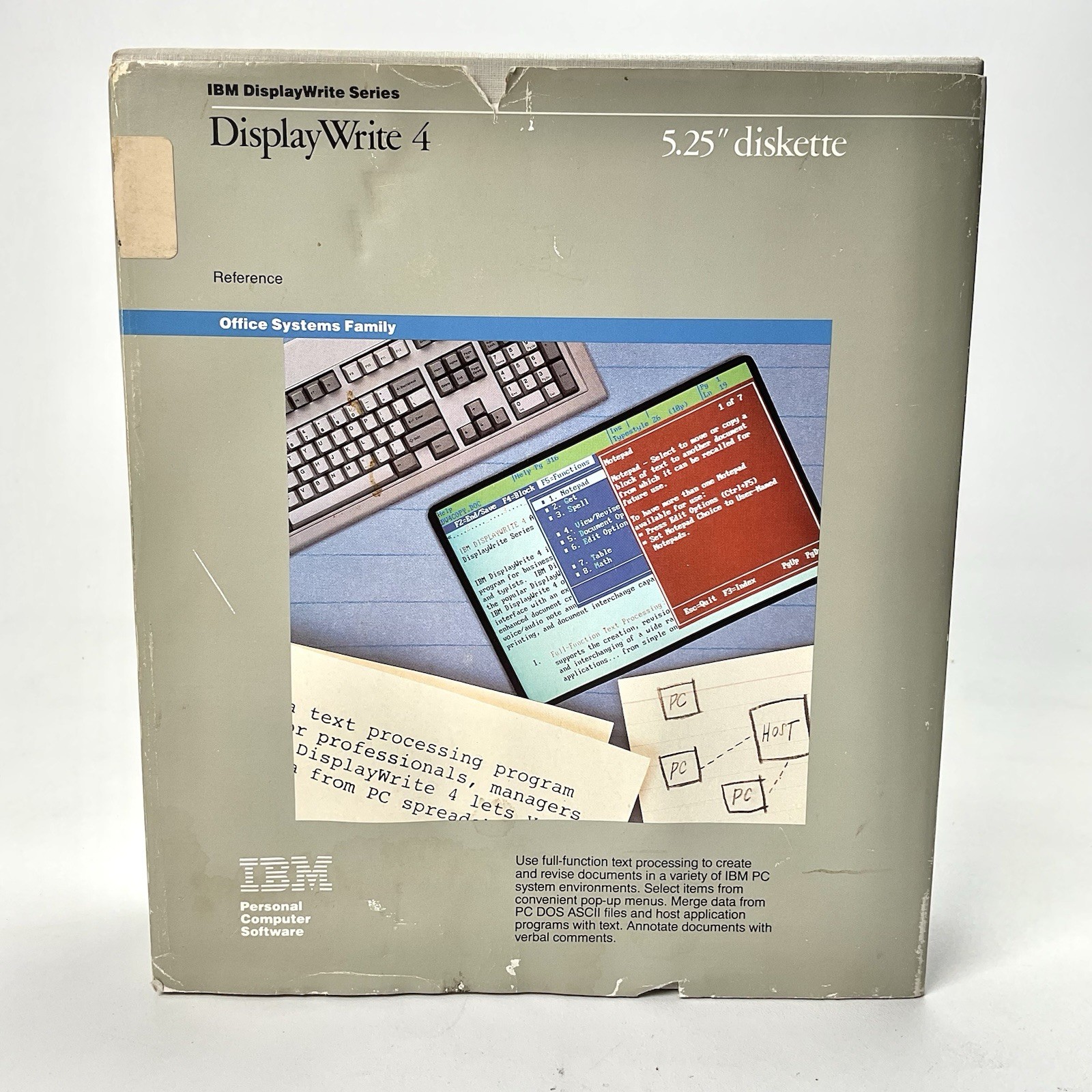 IBM DisplayWrite Series 4 Office Systems Family 5.25” Diskette Vintage Computing