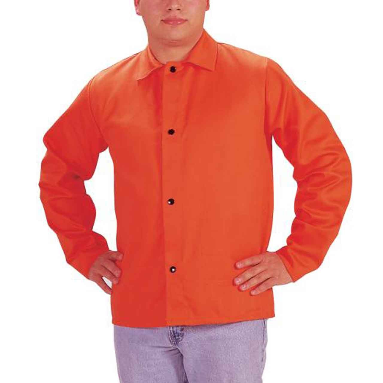 Tillman 6230D Hi-Vis FR Cotton Welding Jacket 30" 9 oz Orange 3X-Large