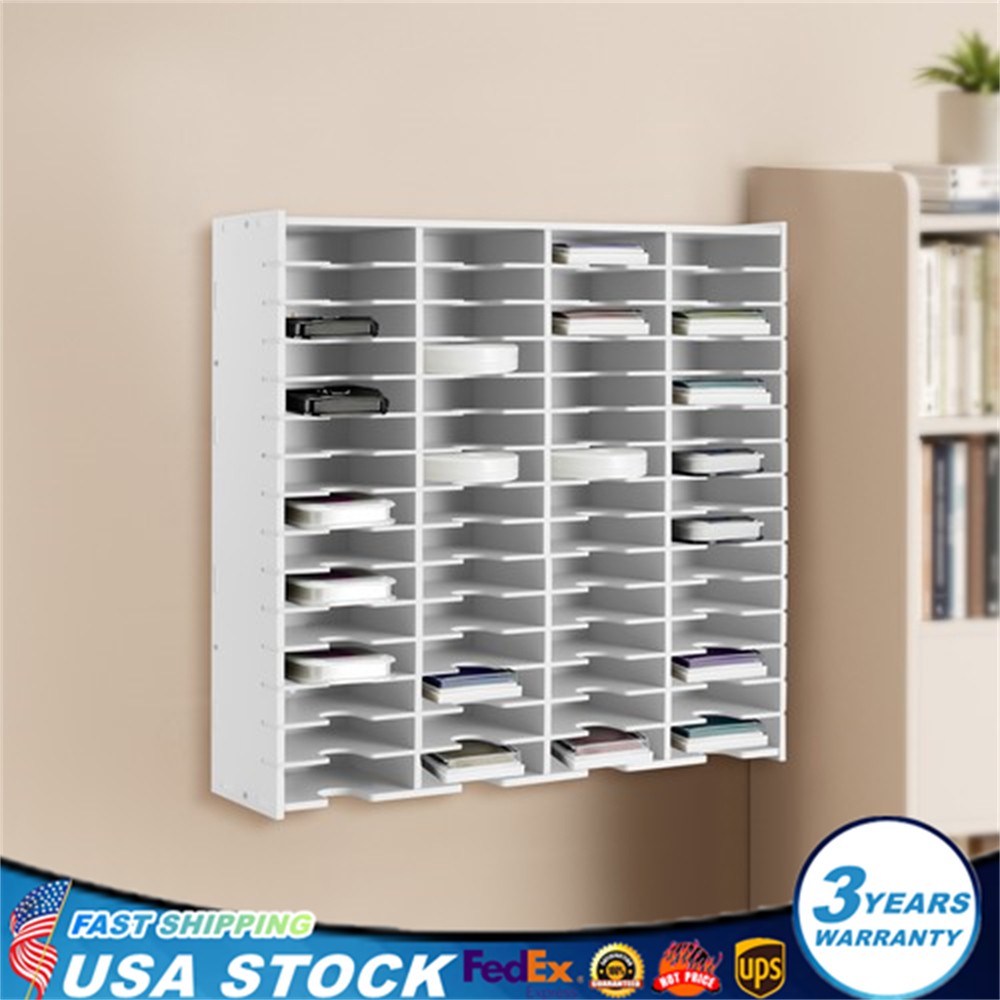 Ink Pad Storage Rack 60 Grids Inkpad Storage Box White Stamp Pad Organizer Rack