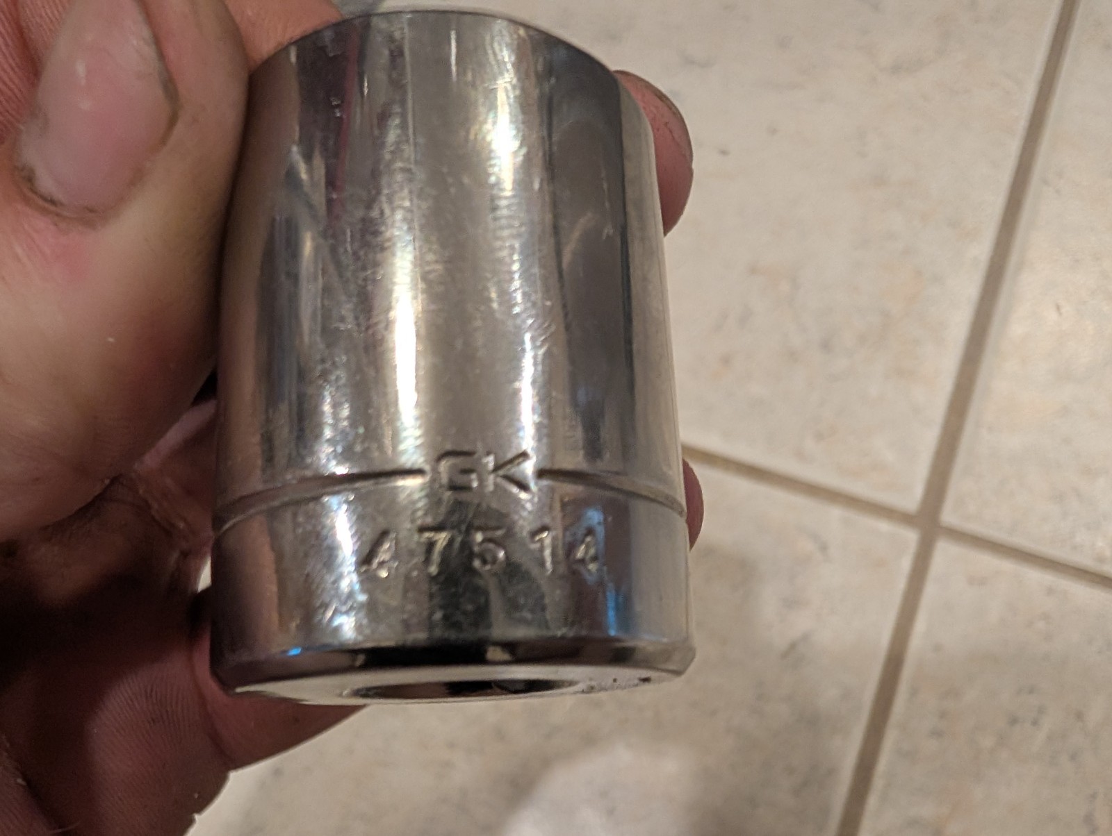Craftsman 1" Socket 1/2" Drive 12 Point GK 47514 USA