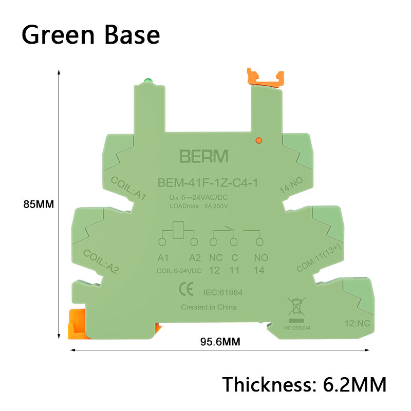 Ultra-thin Relay Module Module Spring Type Thin Chip 41F-1Z-C4 Relay 6A 250VAC