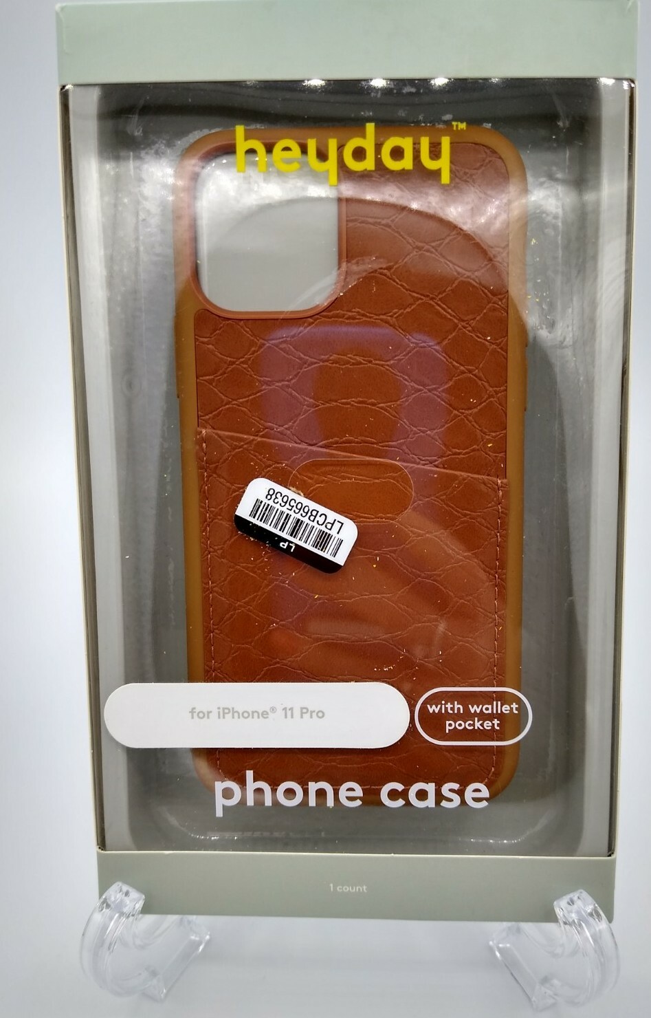 Heyday Apple iPhone 11 Pro Case with wallet  Pocket - Tan Crocodile New Open Box