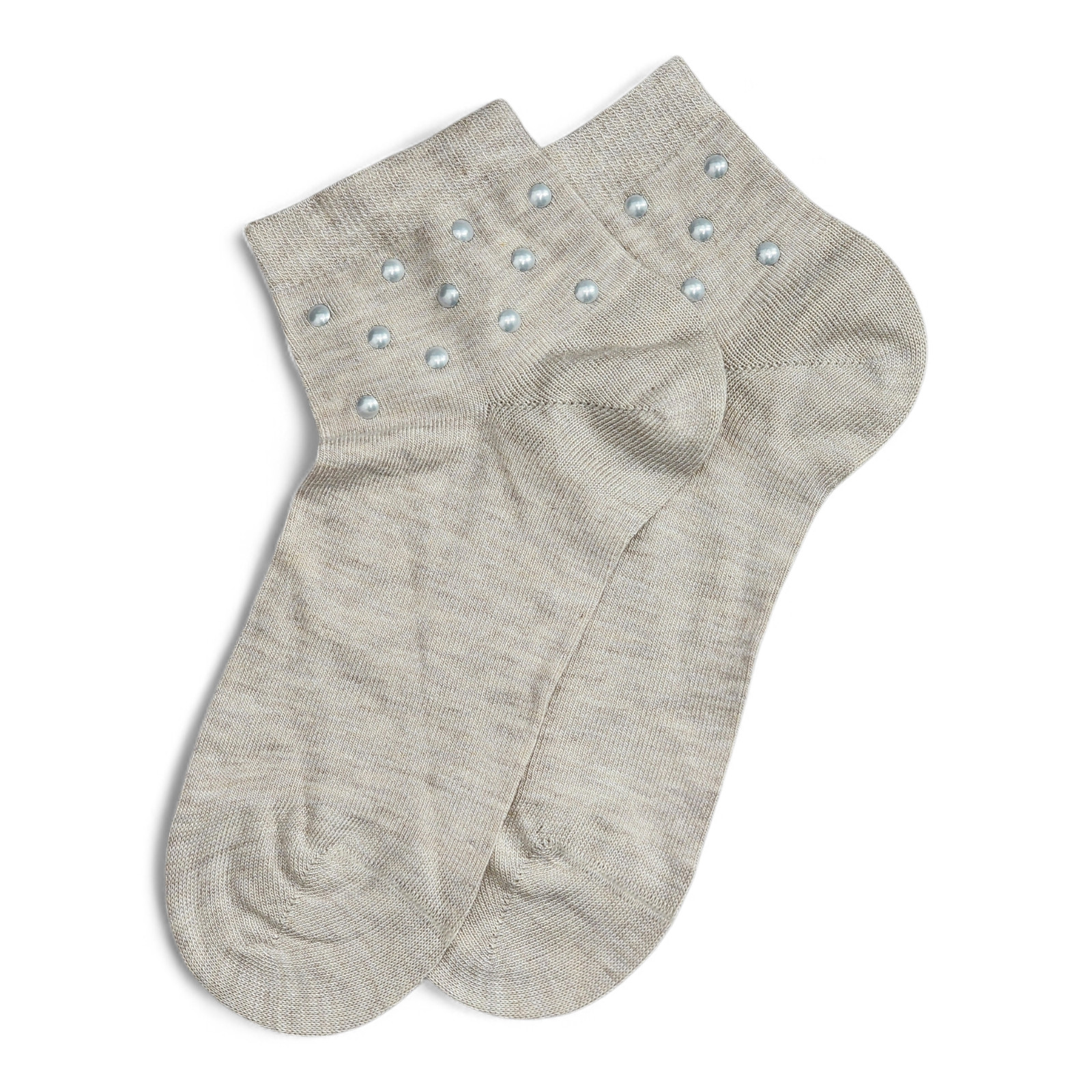 M&S Sumptuously Soft™ Pearl Embellished Anklets  2 pack