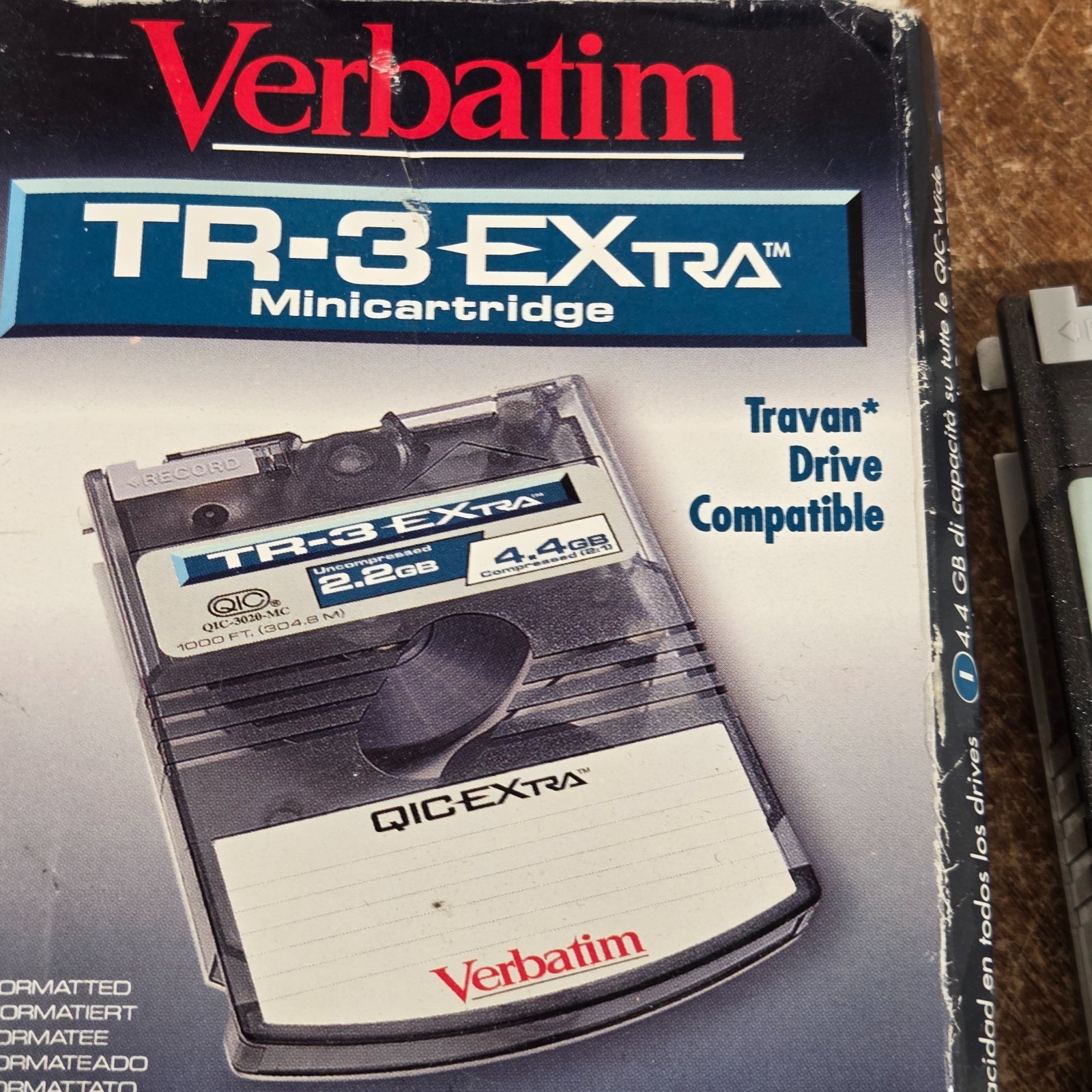 Vintage Verbatim TR-3EXtra Mini Cartridge 2.2 GB