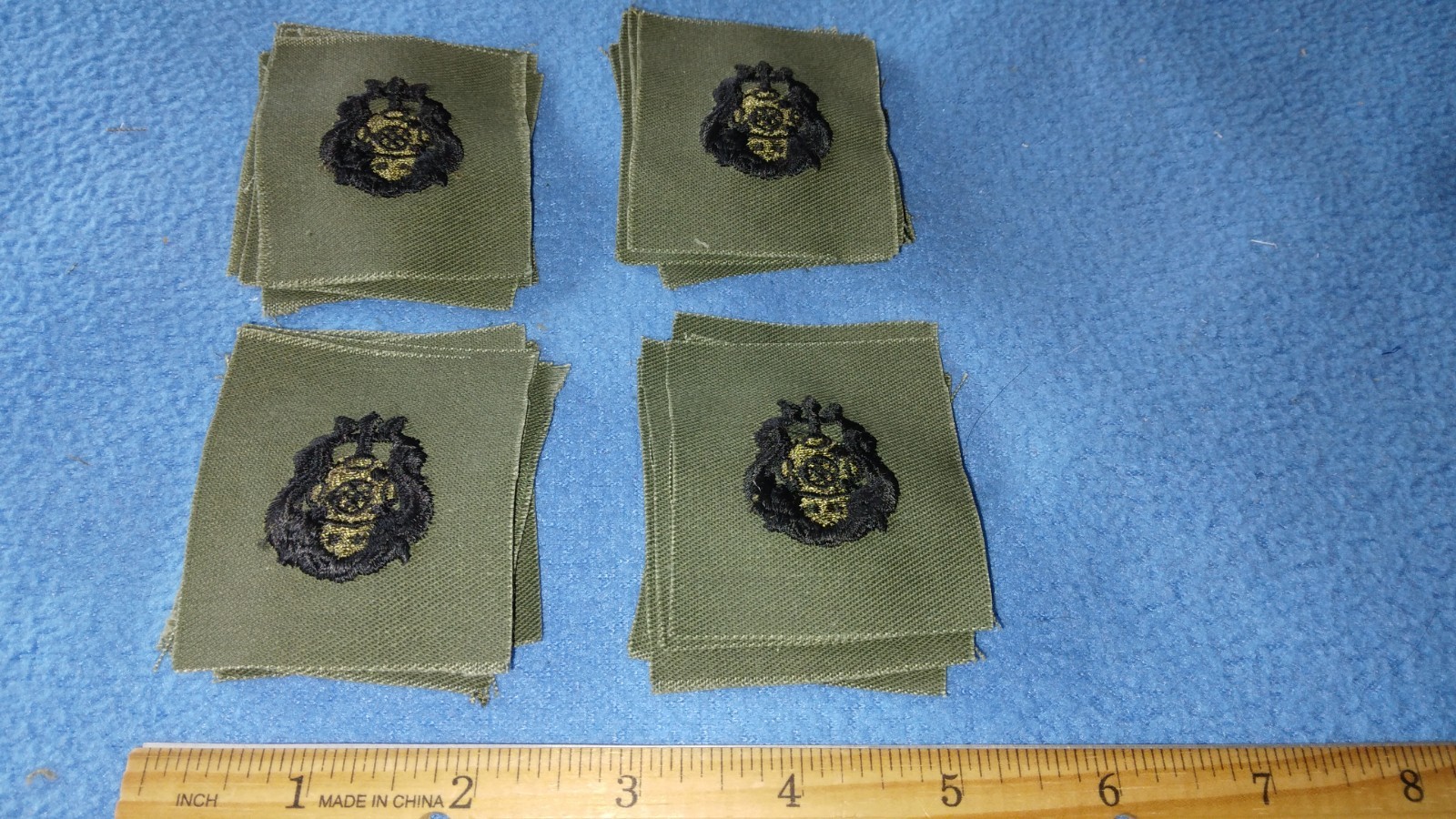BUNDLE OF 20 - U.S. ARMY MASTER DIVER SUBDUED Badge Sew-On PATCHES - NEW