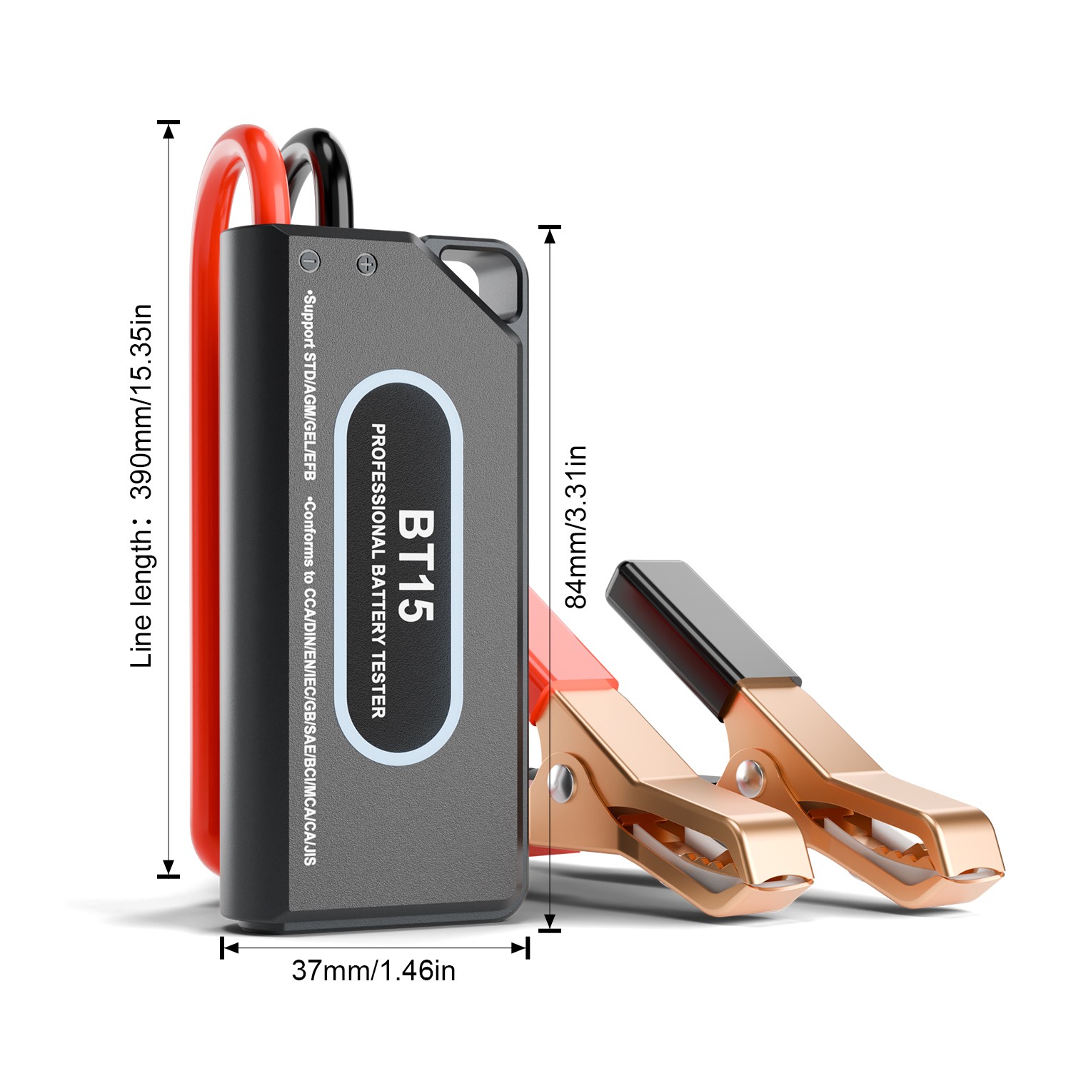 BT15 Professional Battery Load Tester Cranking Charging Max Load System Analyzer