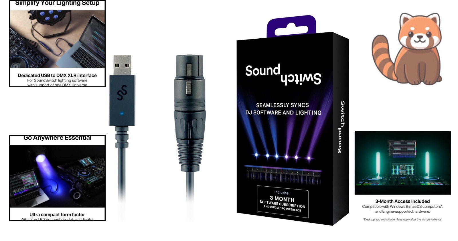 Revolutionary DMX Interface - Compact USB Design with LED Status Indicator