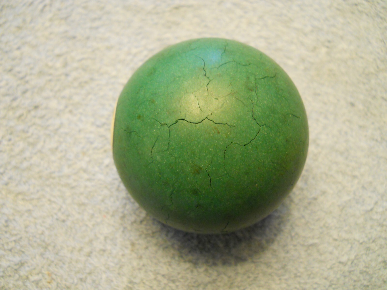 Vintage Clay Billiard Ball- #6