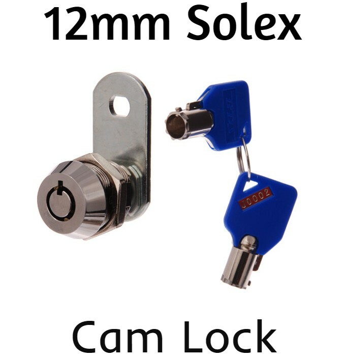 12mm Tool Box Ute Hard top  Desk Quality CAM LOCK  Solex Security