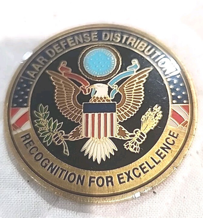 AAR Defense Distribution Since 1951  Challenge Coin 2 Inch Rare