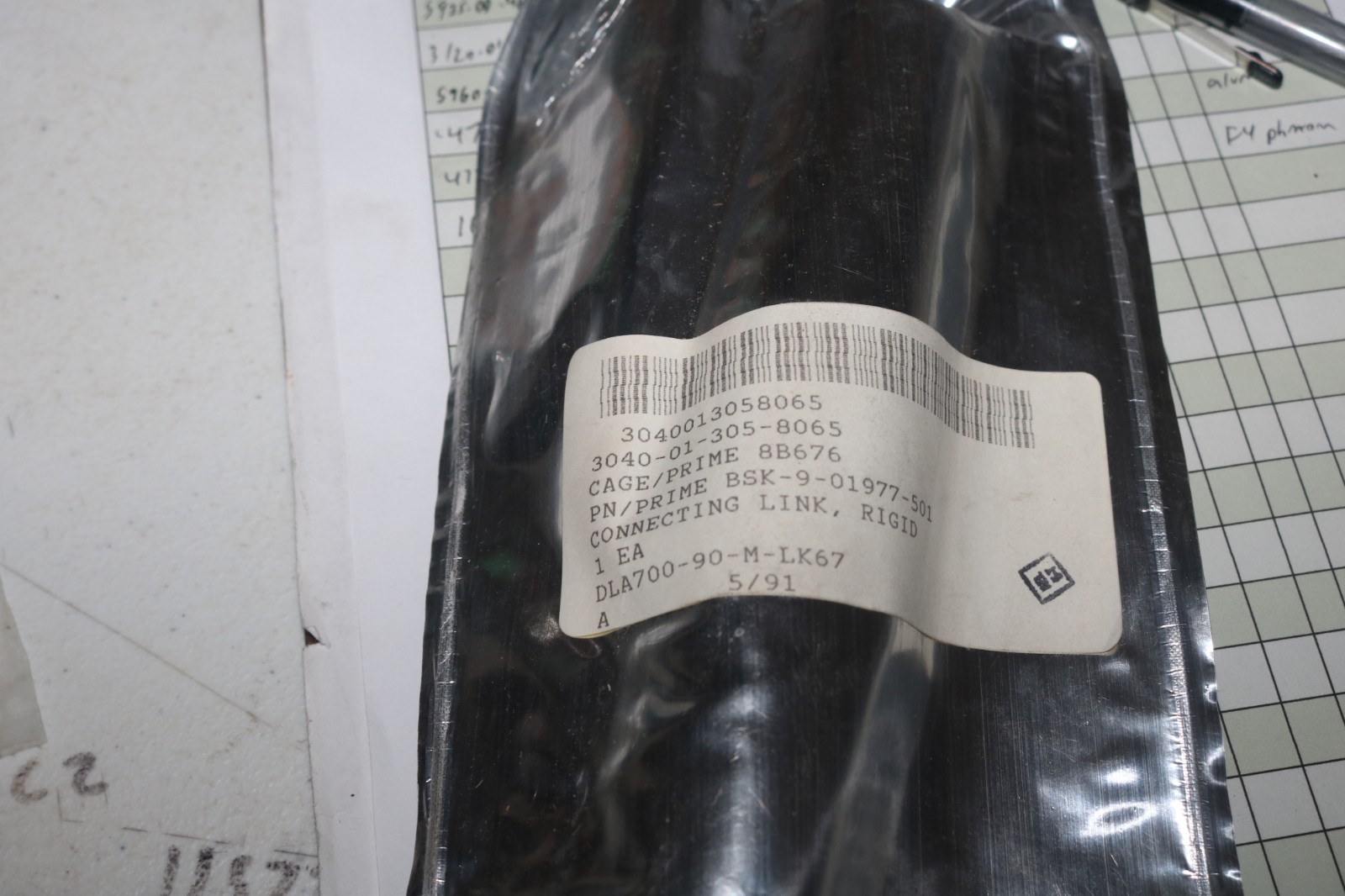 NOS CH-46 Helicopter link rigid BSK-9-01977-501 3040-01-305-8065