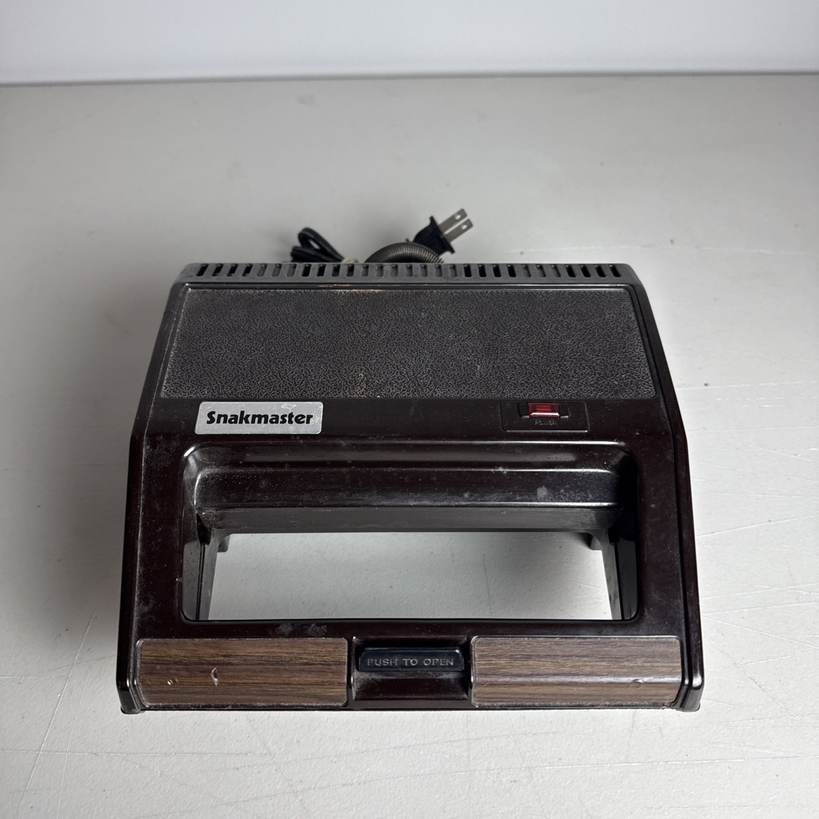 Vintage Clark Snakmaster CN613 Sandwich Grilled Cheese Maker Snackmaster- Works