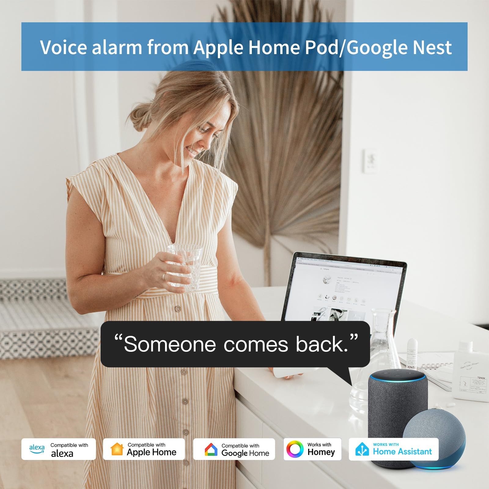 THIRDREALITY Zigbee Motion Sensor, Zigbee Hub Required, Pet Friendly, Works