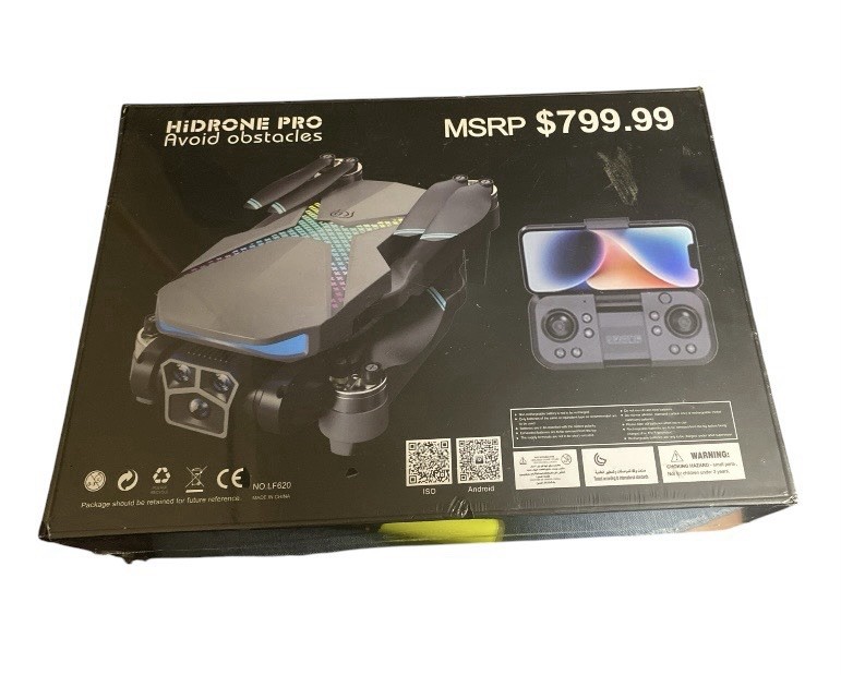 HiDrone Pro Ready‑to‑Fly Drone 1080p HD Camera w/ Obstacle Avoidance New Sealed