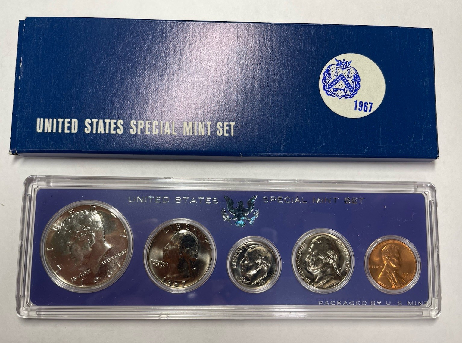 1967 US Mint Special Mint Set SMS In OGP