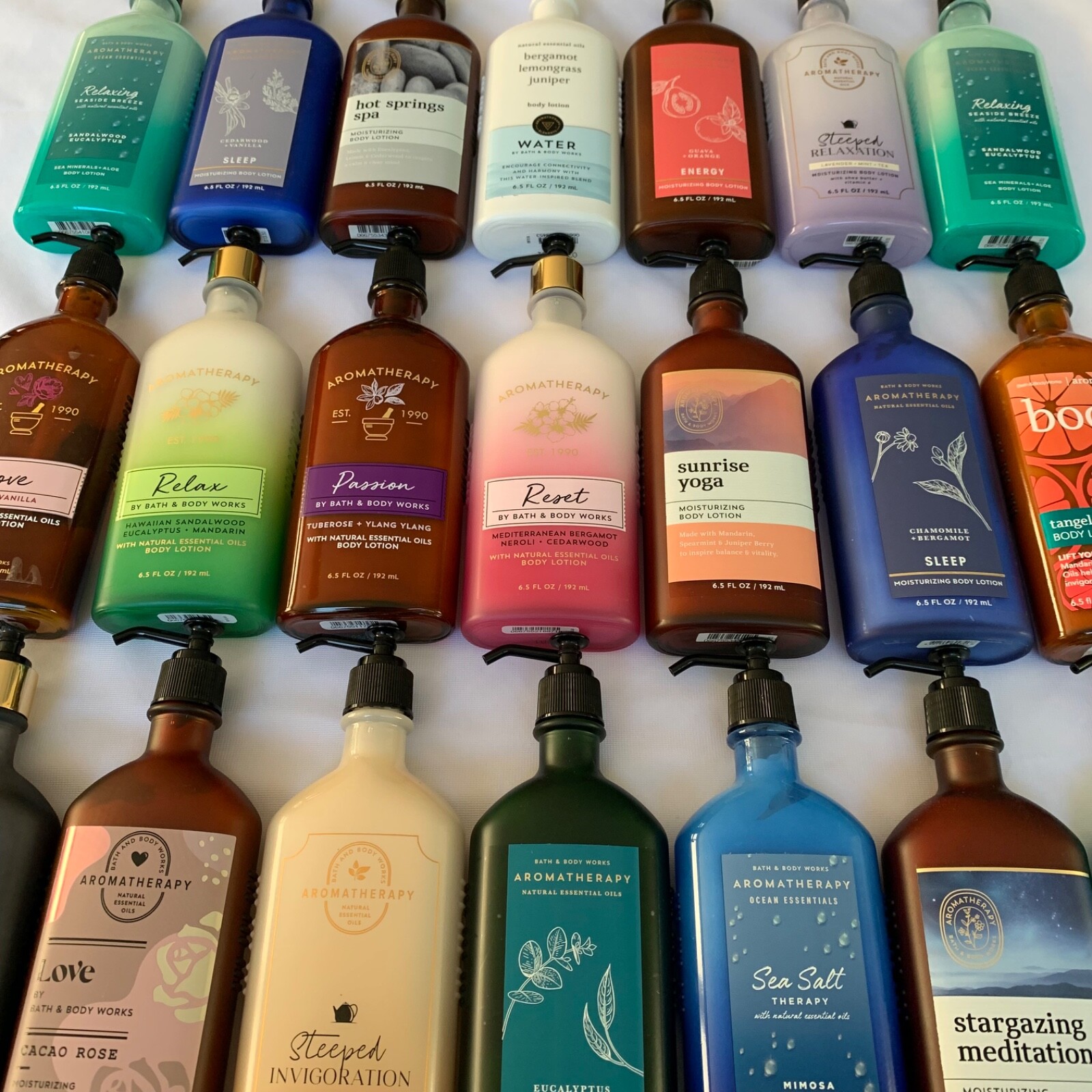 Bath & Body Works Aromatherapy Essential Oils Shea Butter Scented Lotion 6.5 oz