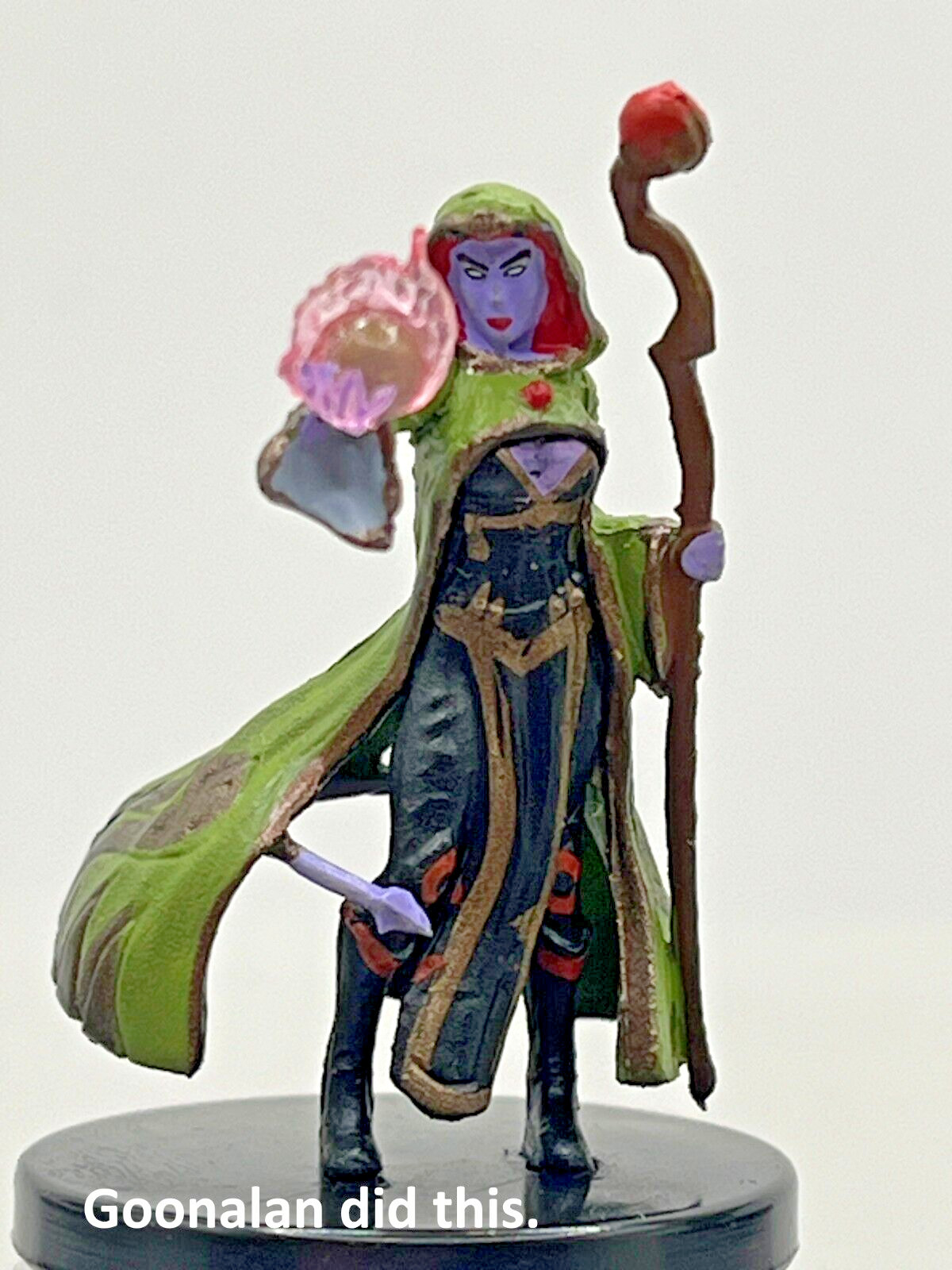 D&D Pathfinder Mini City Lost Omens 15 Tiefling Hellspawn Adept UC
