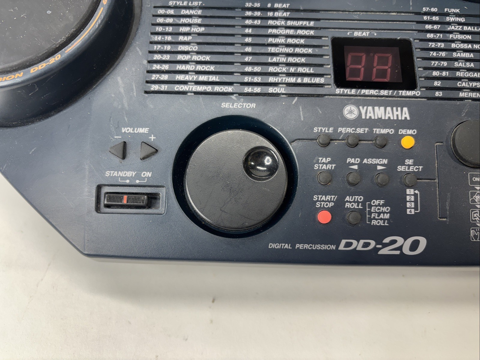 Yamaha DD-20 Digital Percussion Drum Set Machine Tested Works