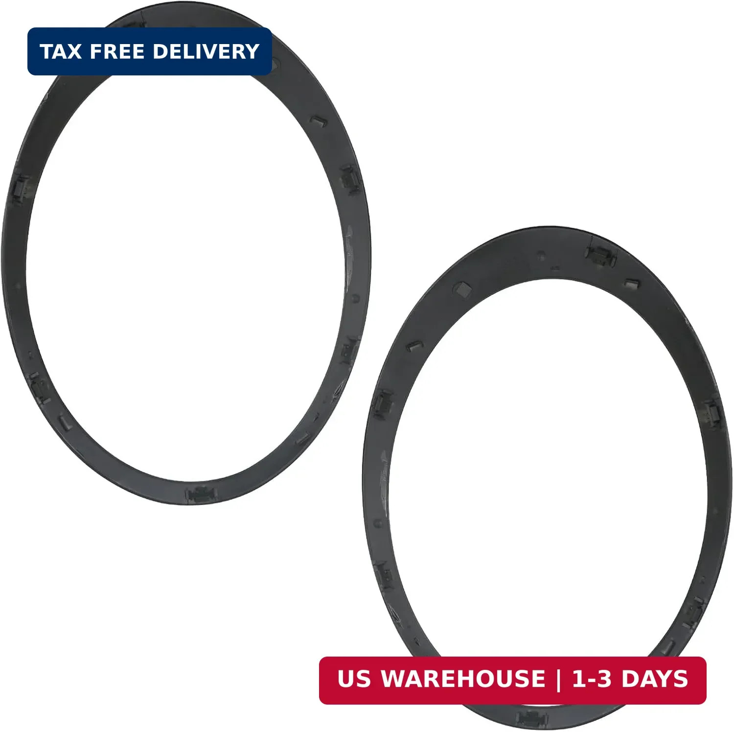 Osompar Headlight Trim Ring Headlamp Bezel Compatible with 2007-2015 Mini Cooper