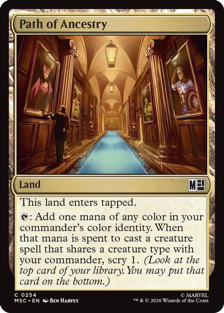 Path of Ancestry 254 NM/M Commander: Marvel MTG