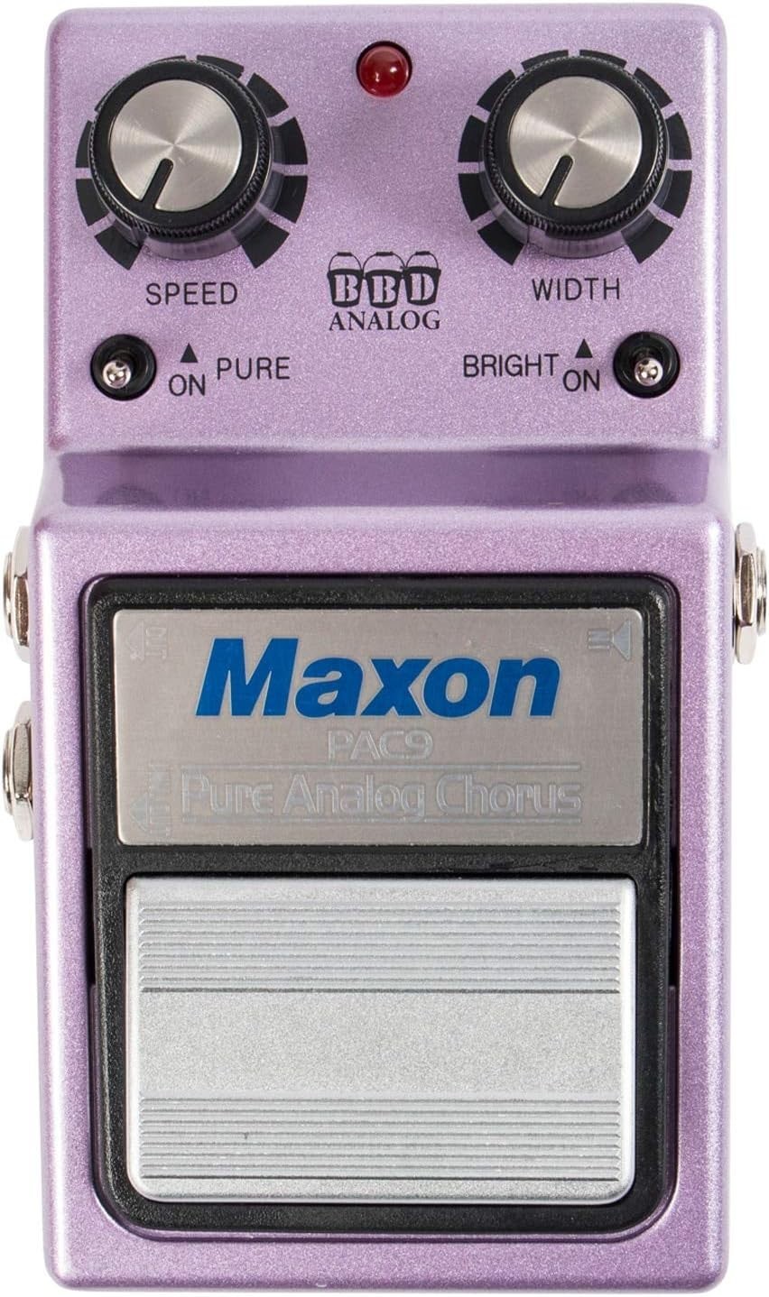Maxon PAC9 Pure Analog Chorus Guitar Effects Pedal Made in Japan BBD Brand New