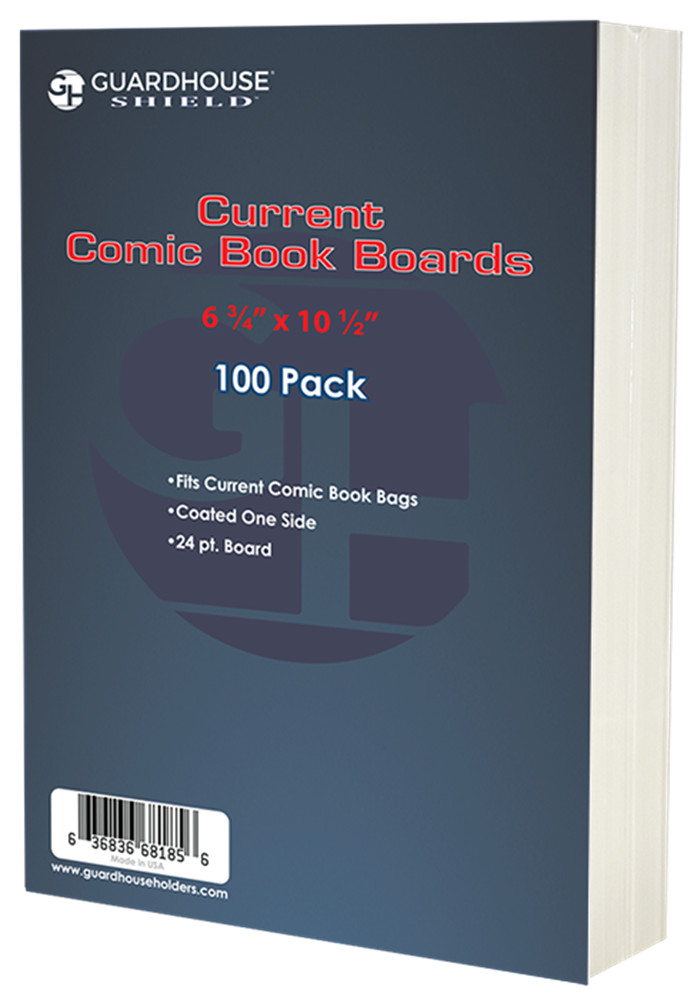 100  Guardhouse Current Modern Poly Bags & Comic Boards Acid Free Safe Storage