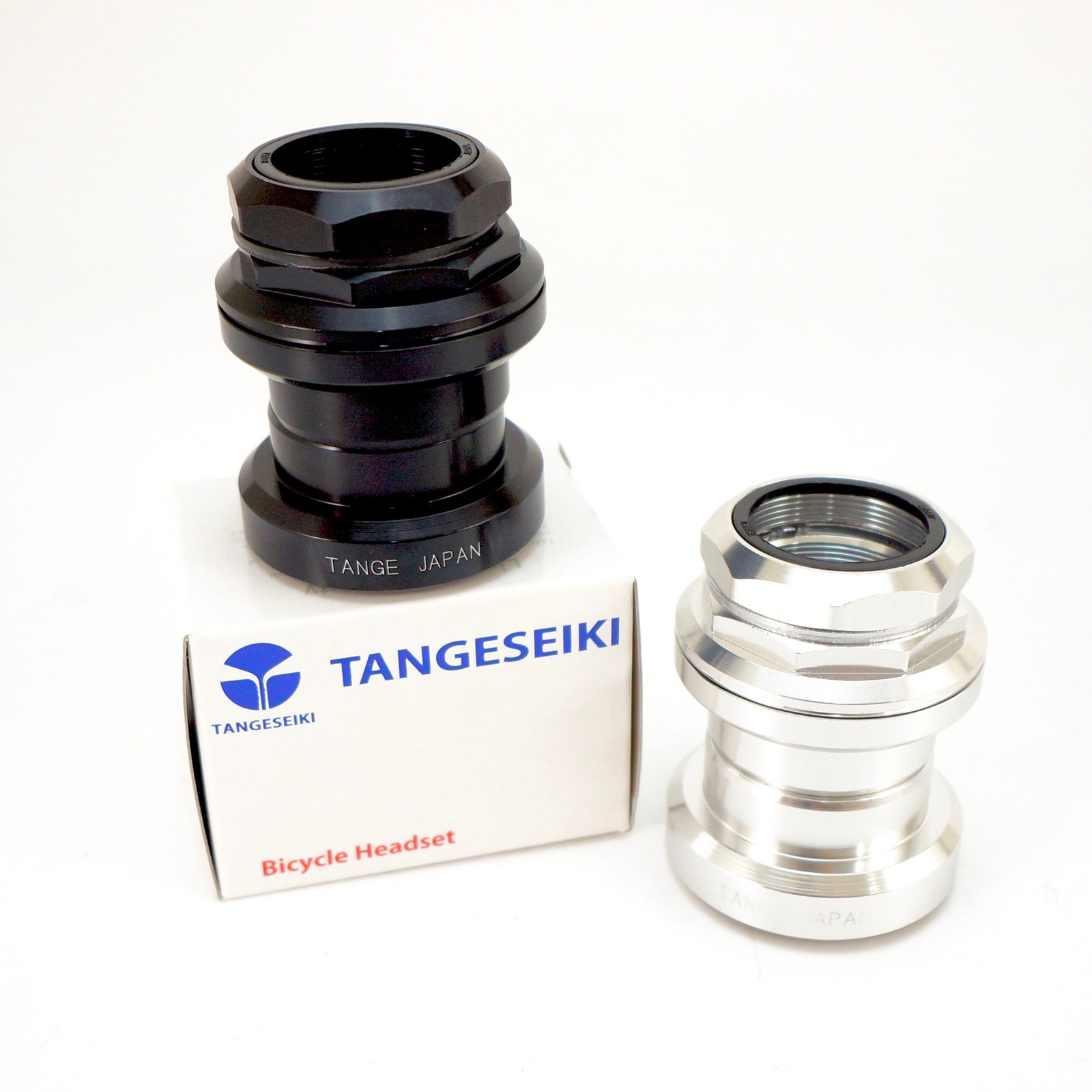 Tange Seiki Falcon FL270C Classic Threaded Bike Headset 1 1/8" Silver/Black