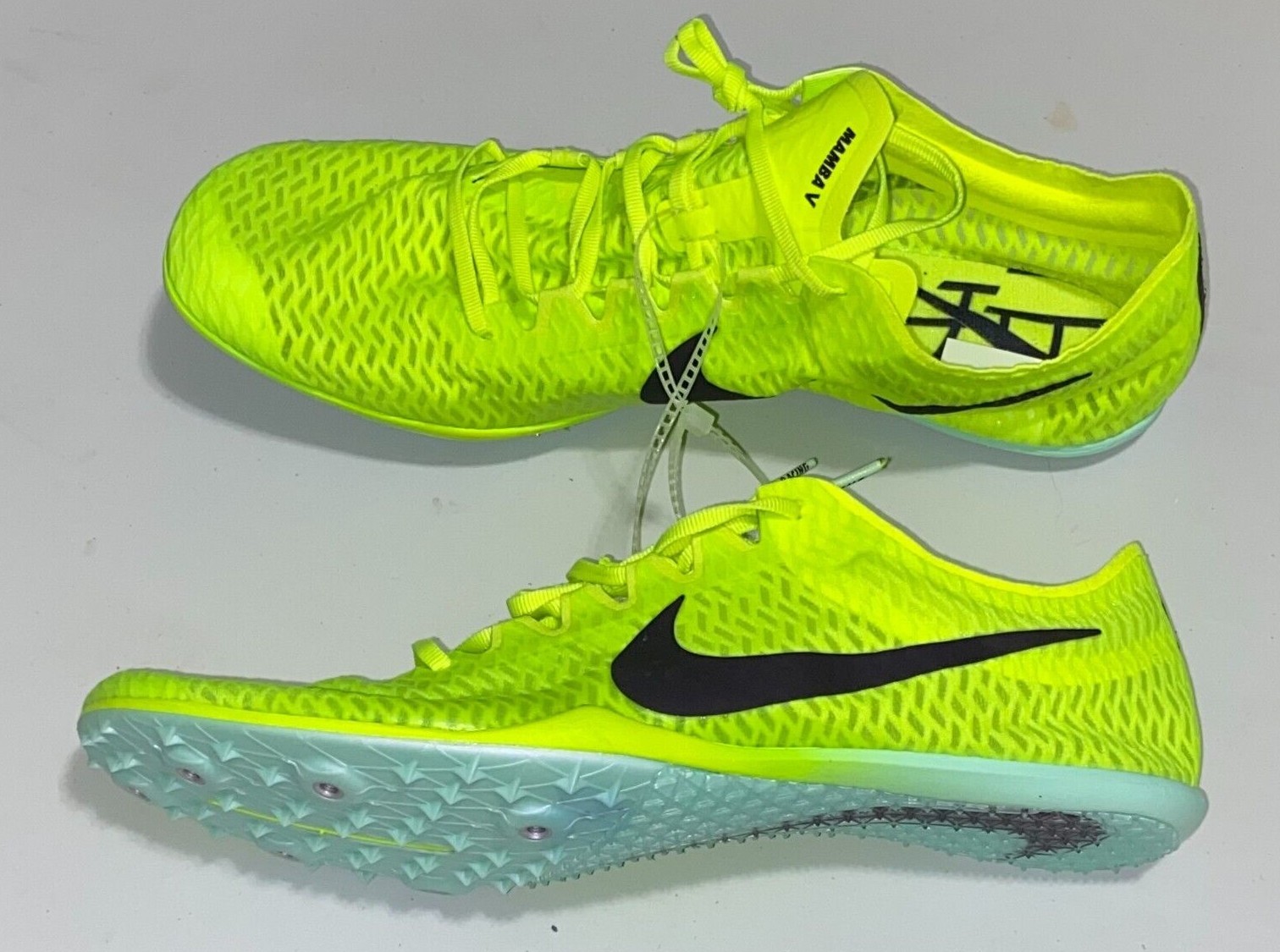 Nike Zoom Mamba V DR9945-700 Volt Track Spikes DR9945-700 Men's Various Sizes