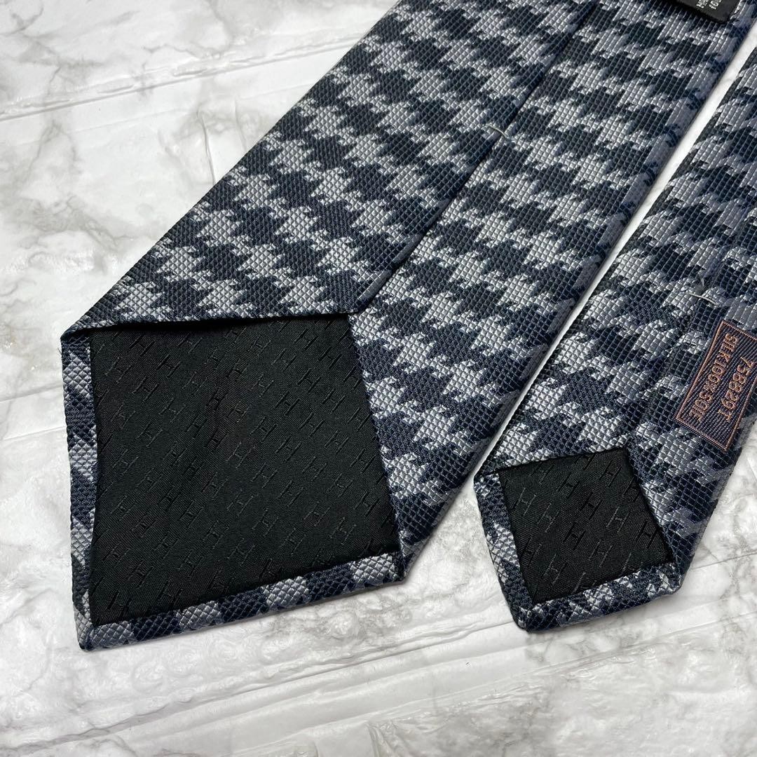 HERMES Tie All over Pattern Silk