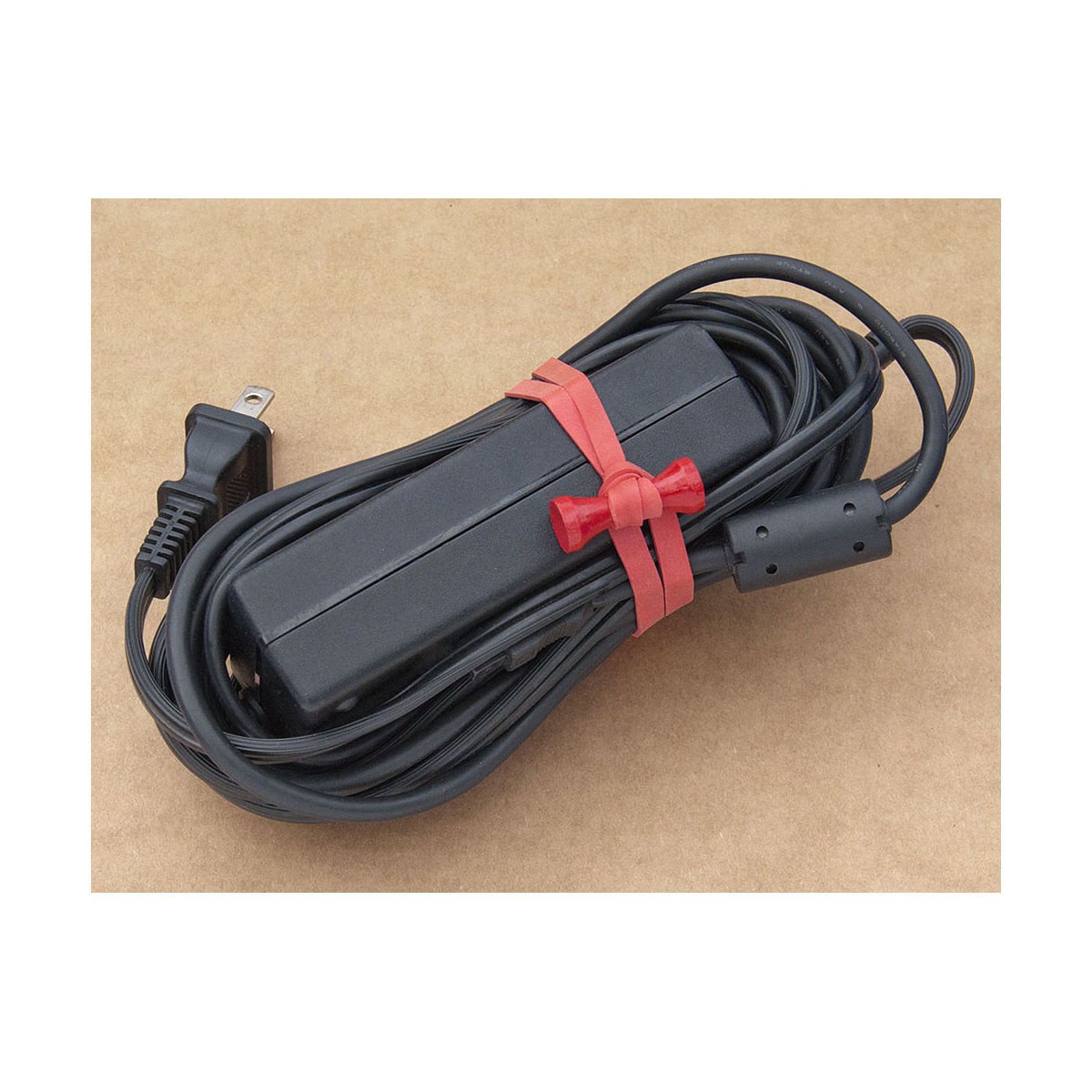 BongoTies 5" Style D Cable Tie, Red, 10-Pack