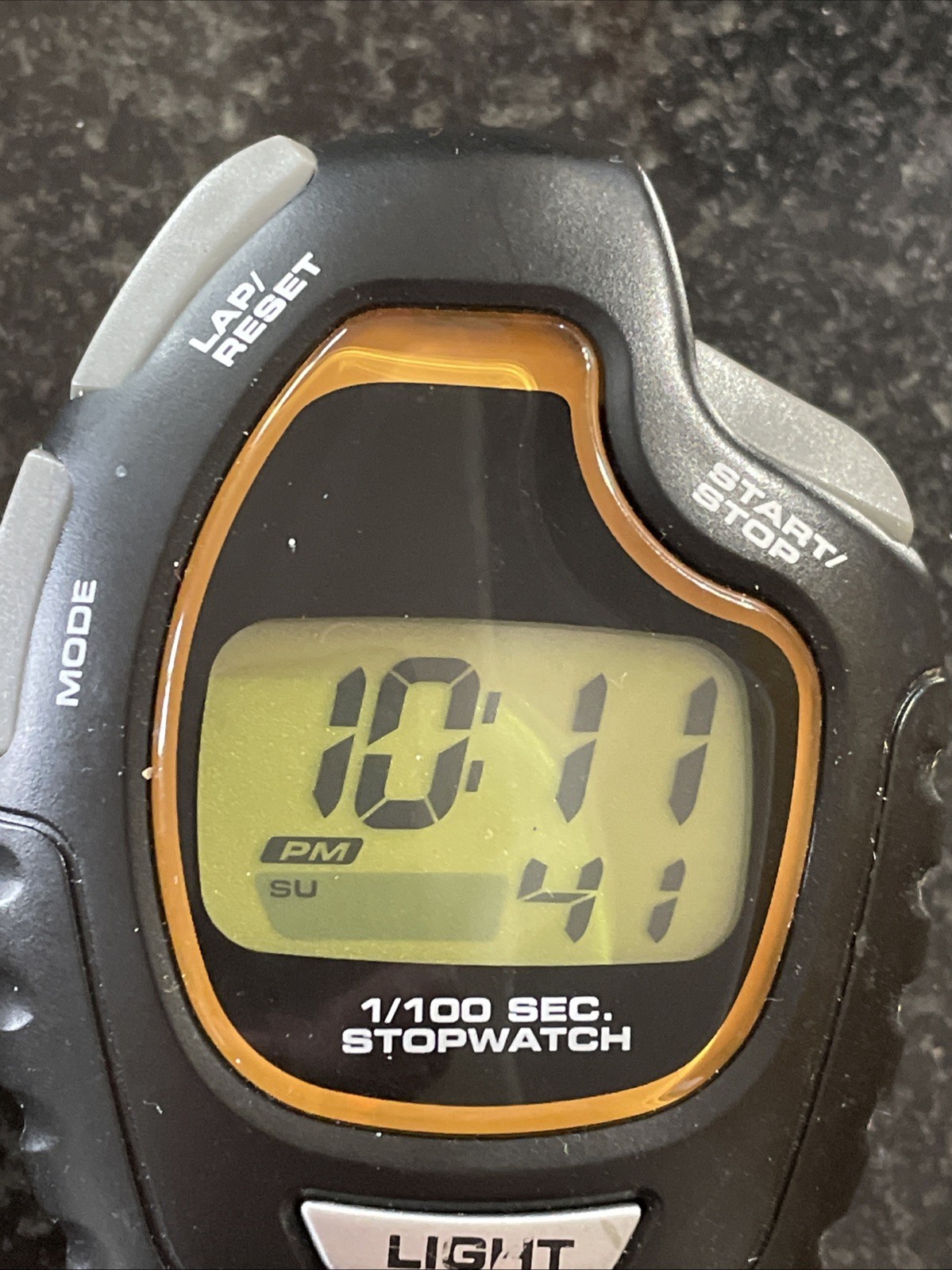Old School Digital Stopwatch 1/100 sec. / WR100FT