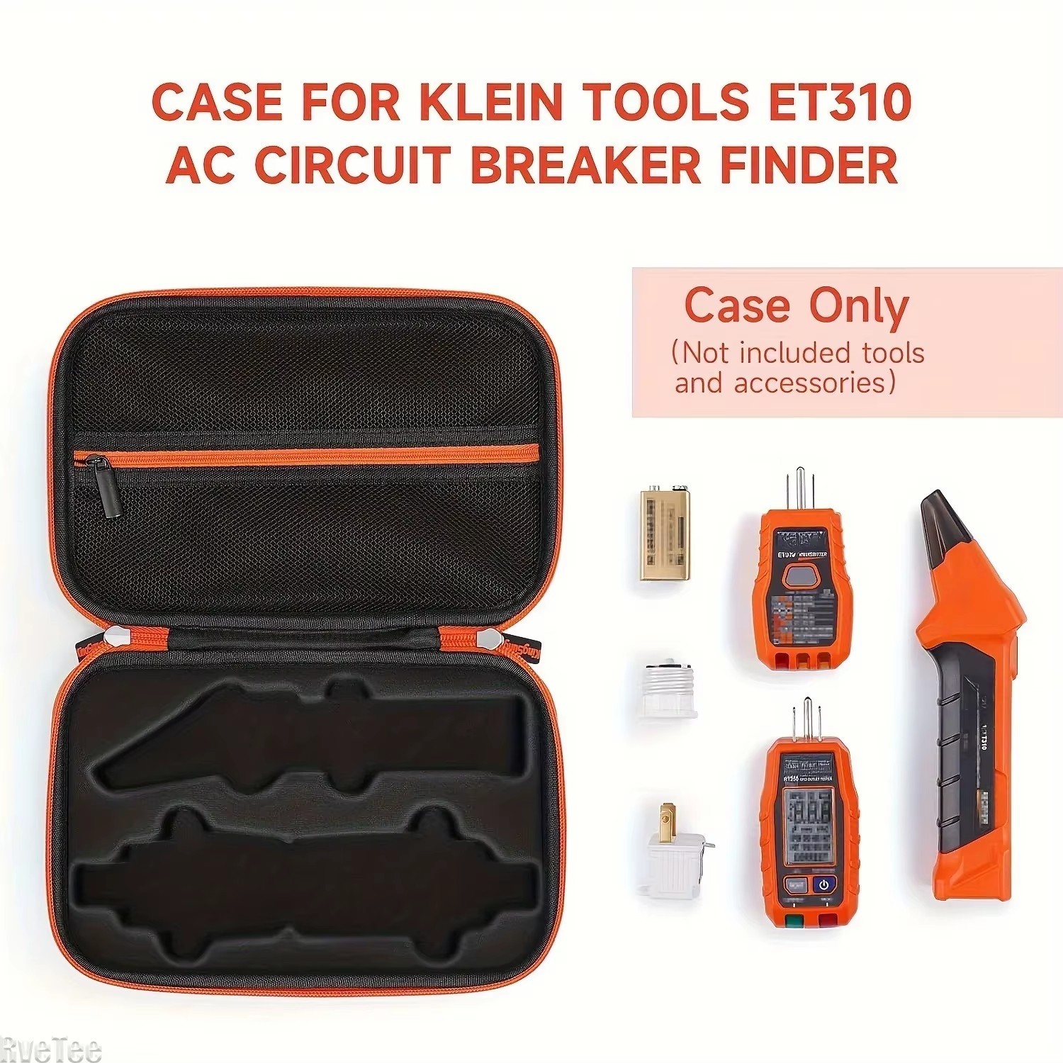 Klein Tool ET310 AC Circuit Breaker Finder with Integrated ONLY CASE Black  USA