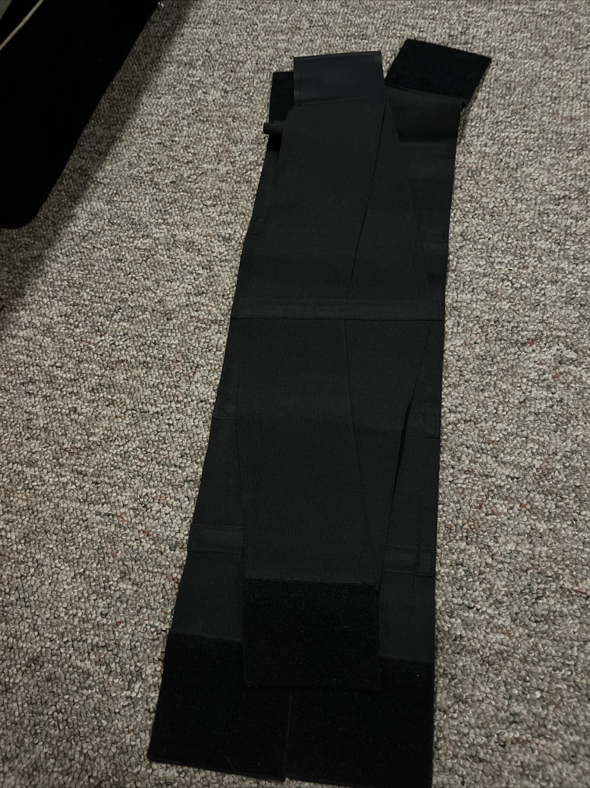 Black  abdominal compression wrap and waist trainer New Without Tags