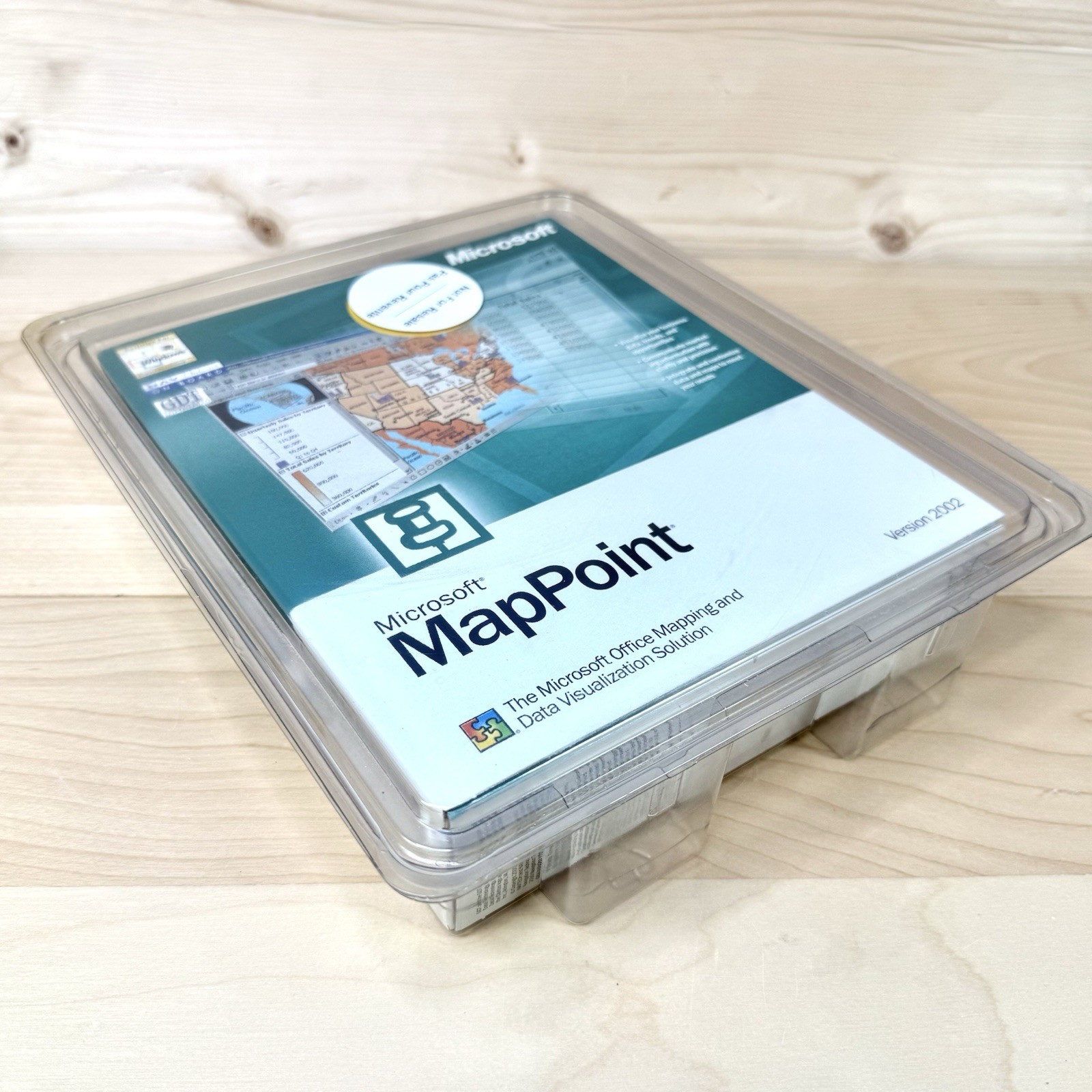 Microsoft MapPoint Version 2002 New Unopened Mapping & Data