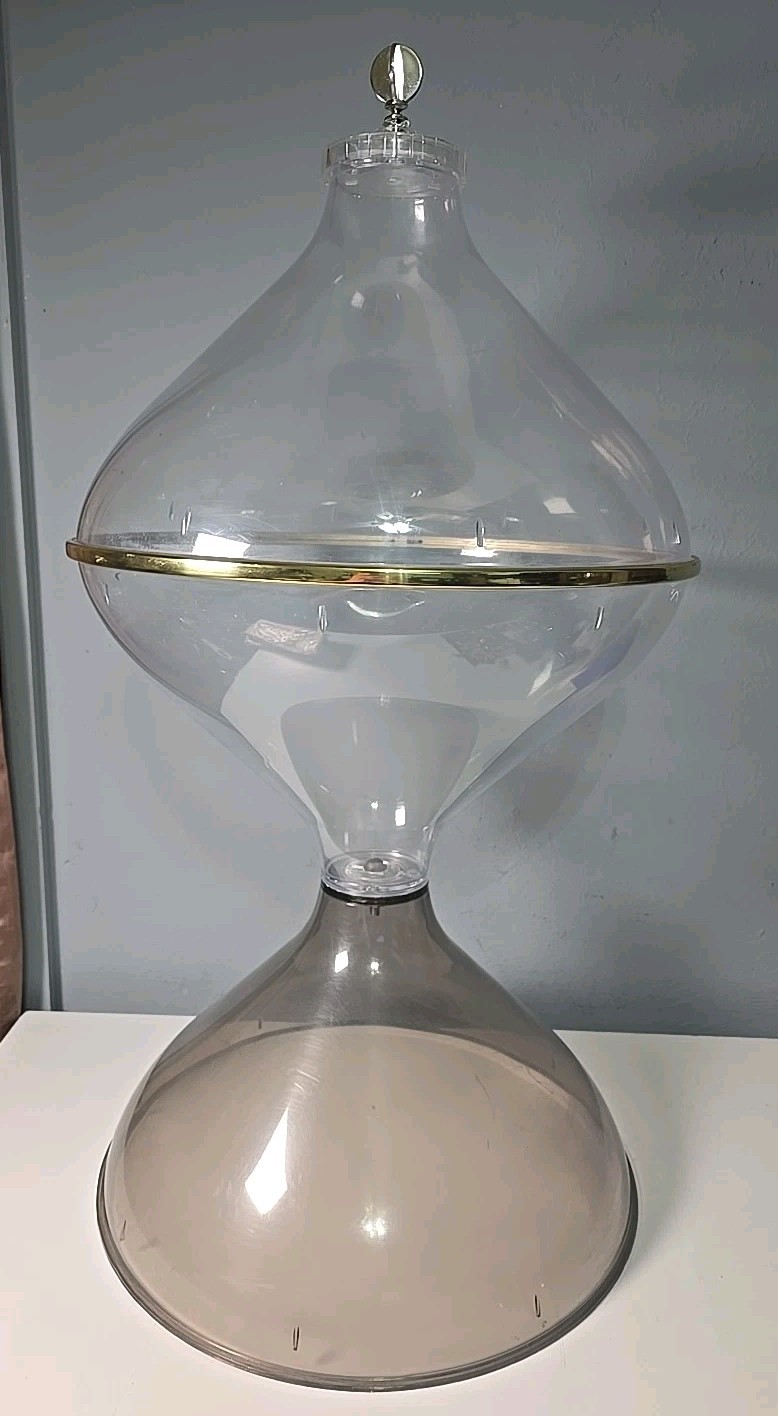 Vintage 70's Space Age Bubble Dome Terrarium Floor Planter Mid Century Atomic