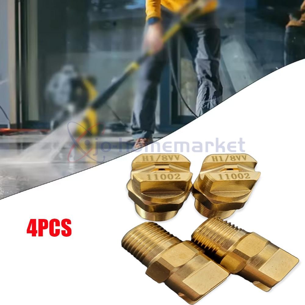 Carpet Cleaning Wand Replacement Brass 1/8" V-Jets 11002 V Jets (4 count)