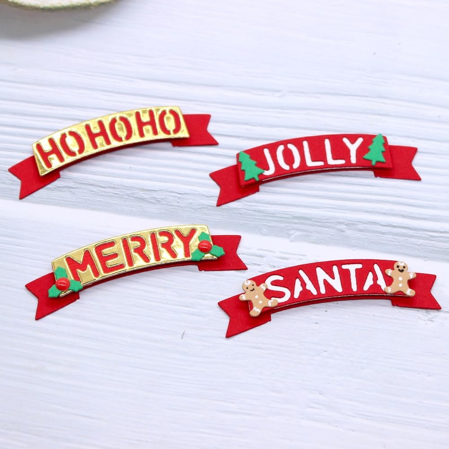 KSCRAFT Christmas Banners and Straw Top Maker Metal Cutting Dies Stencils for...