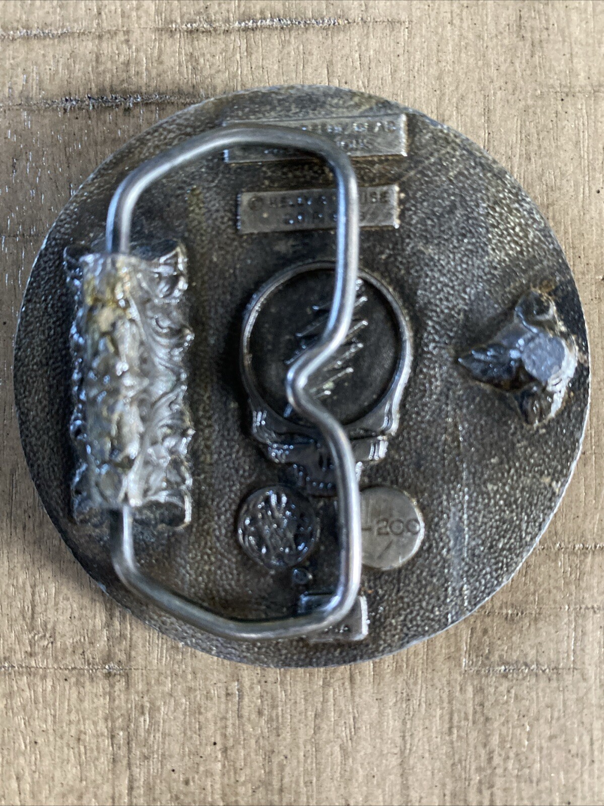 Grateful Dead Vintage Bertha Belt Buckle Kelly & Mouse L-200 Made in the USA