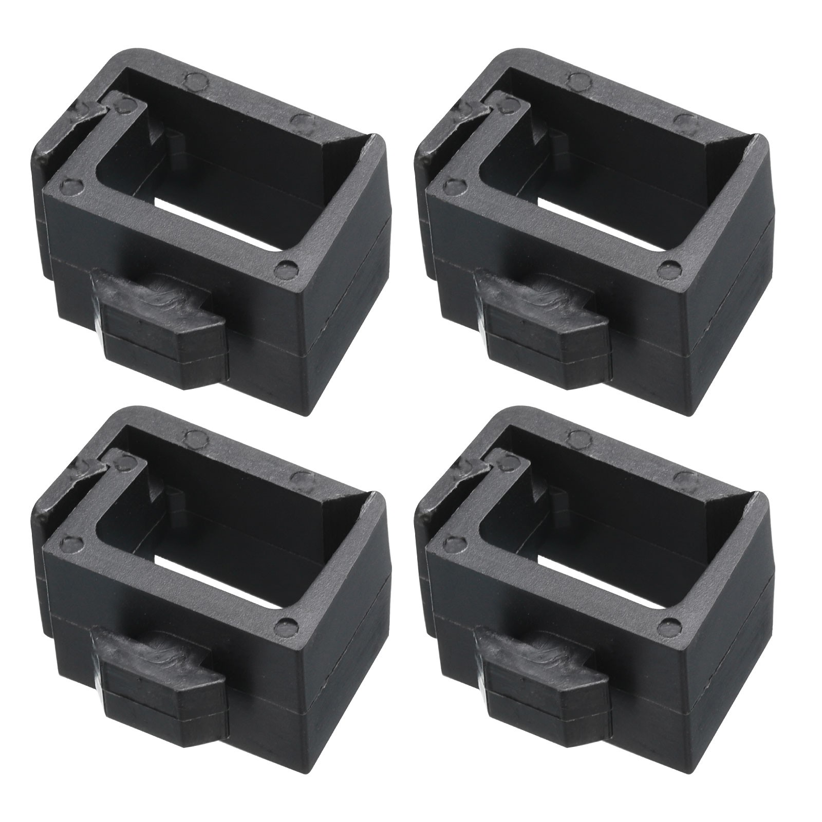 4Pcs Single Slot Flat Cable Clamp 8, 13.5mm Mount Slot 30 Series EU Standard
