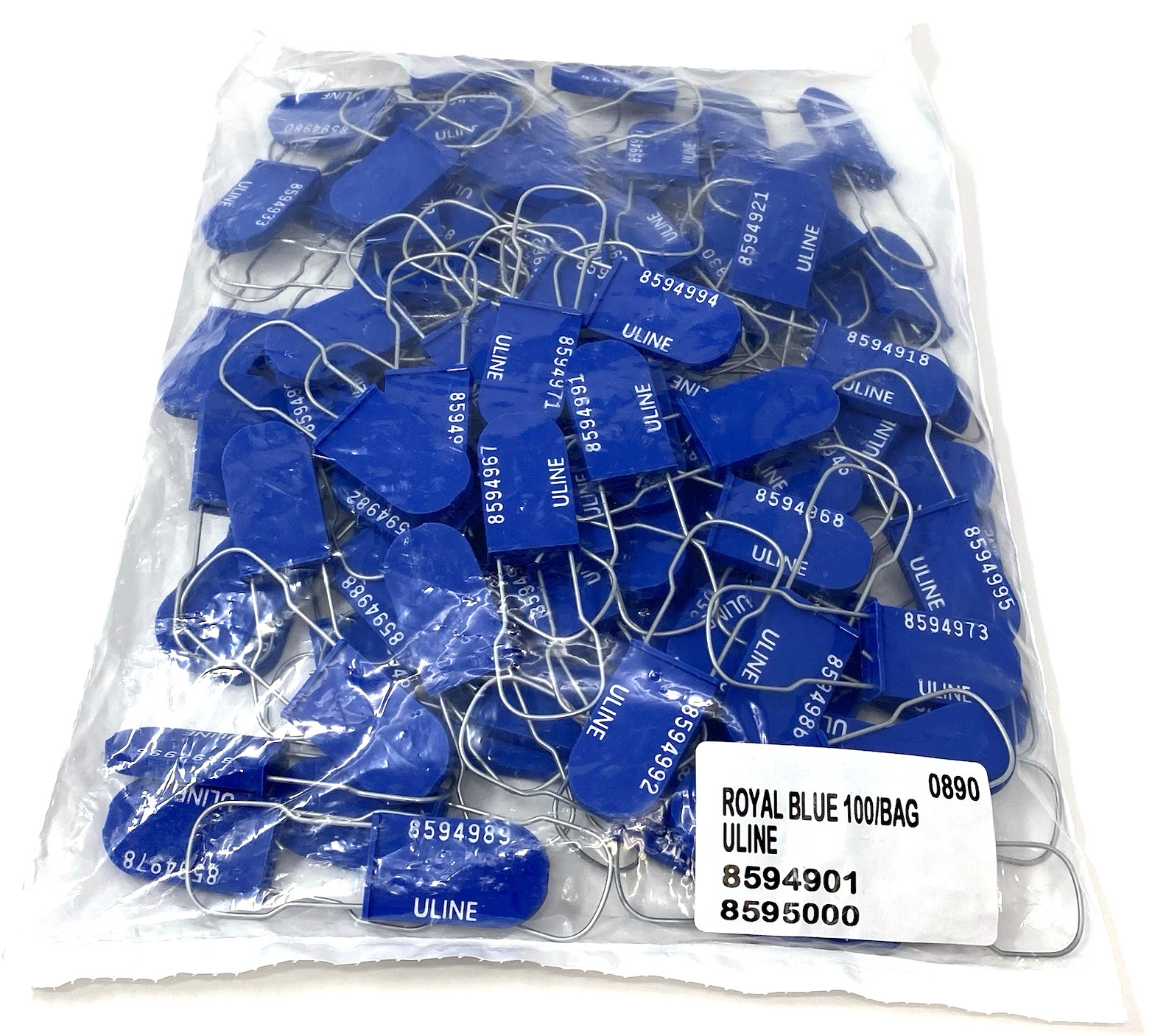 Uline Security Padlock Security Seals Blue NEW Numbered Meters Drums Cabinets