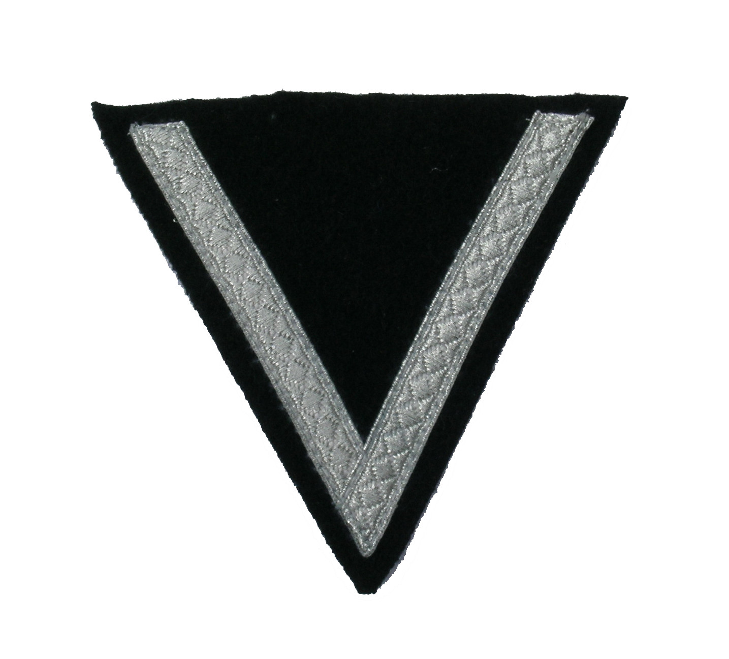 German WW2 Elite Unit Gefreiter sleeve chevron. Aluminum tress